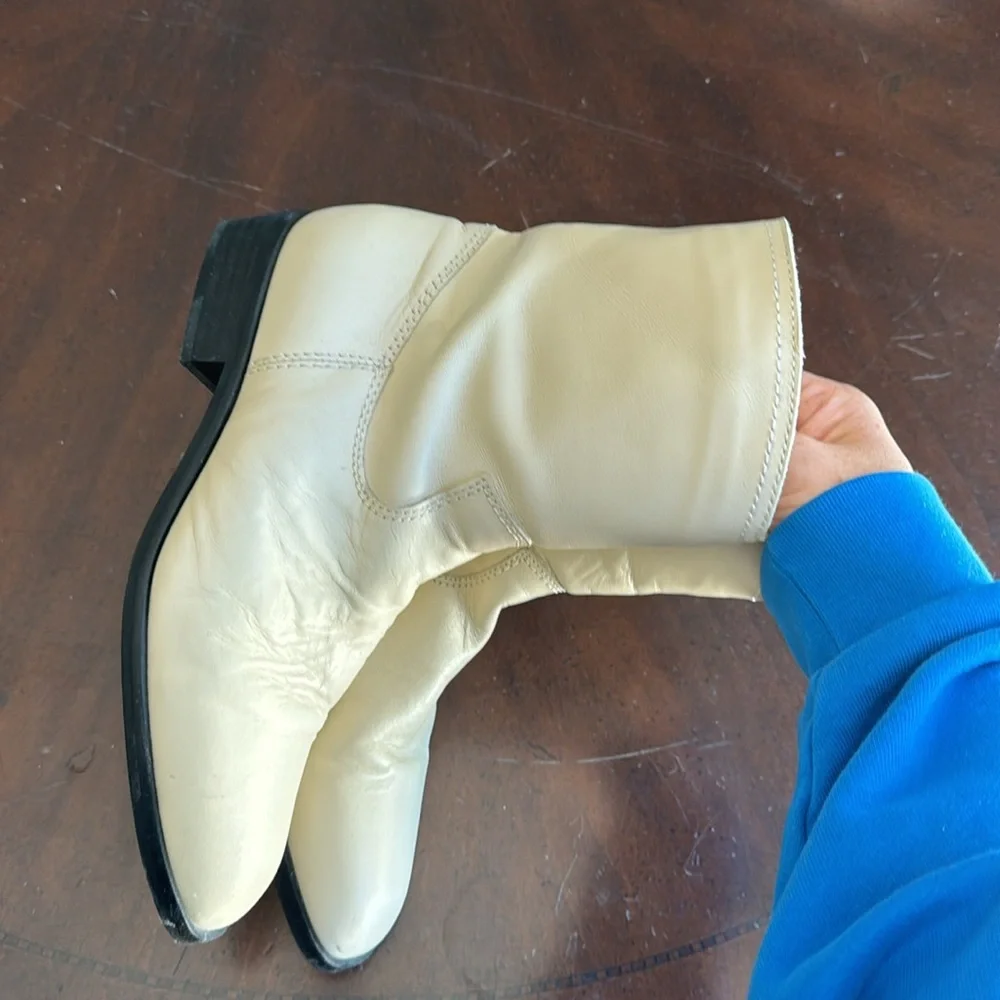 ZARA LIMITED EDITION KIDS/ LEATHER COWBOY ANKLE BOOTS